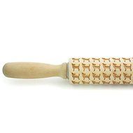 Chihuahua Embossing rolling pin for cookies, Engraved Housewarming gift Houseware , Wood Rolling Pin N2