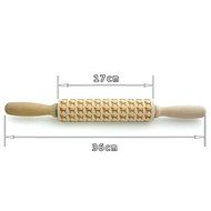 Chihuahua Embossing rolling pin for cookies, Engraved Housewarming gift Houseware , Wood Rolling Pin N3