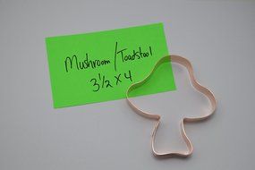 4 Inch Mushroom / Toadstool Cookie Cutter N2