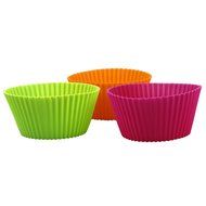 Webake 12-Pack 4.3-inch Non-stick Jumbo Silicone Cupcake Liners, Baking Cups, Muffin Liners N2