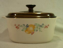 Corning Abundance Pattern 3 Liter Casserole With Lid