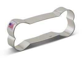 Ann Clark Dog Bone Cookie Cutter - 5.5 Inches - Tin Plated Steel