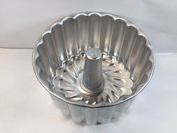 (Ship from USA) ALUMINUM FLAN PUDDING MOLD W/TOP BANHO MARIA CANELADA COM TAMPA No.20 /ITEM NO#8Y-IFW81854178944