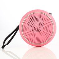 Silentrees Stereo Wireless Portable Music Bluetooth Speaker,Pink