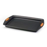 Rachael Ray Oven Lovin Non-Stick 10 x 15 Crispy Cookie Baking Sheet, Orange