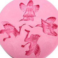 &quot;dipshop 4 Fairy Angel Silicone Fondant Mold Chocolate Polymer Clay Mould&quot; shopping N3