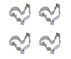 4&quot; Rooster Cookie Cutter, Set of 4