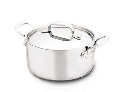 GreenPan Barcelona 3 Quart Triple Layered Stainless Steel Non-Stick Ceramic Covered Casserole