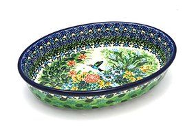 Polish Pottery Baker - Oval - Medium - Unikat Signature U3271