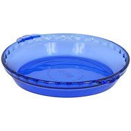 Pyrex Bakeware 9-1/2-Inch Pie Plate, Cobalt