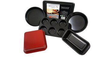 Baking Pan 6-Piece Set Non-Stick Bake-ware Collection