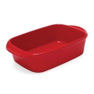 Chantal 93A-RT26T RR 10 by 7 by 2.75-Inch Rectangular Baking Dish, Small, True Red by Chantal