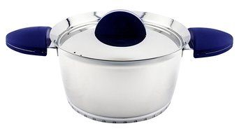 BergHOFF Stacca Covered Casserole, 8&quot;, Blue N2