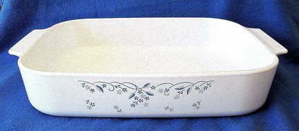 Corning Ware A-21-B-N Provincial Blue Baking Dish