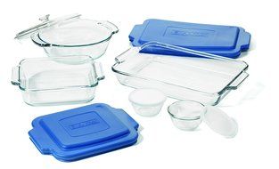 Anchor Hocking Oven Basics 10-Piece Bake Set, Crystal Clear