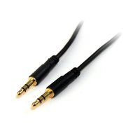 StarTech.com MU15MMS 15 feet Slim 3.5mm Stereo Audio Cable - M/M N9