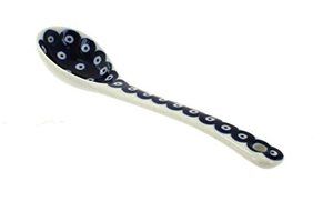 Polish Pottery Dots Sugar Spoon