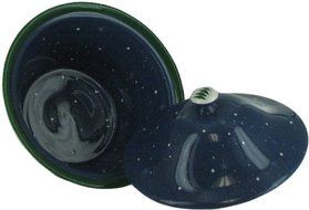 Temp-tations Snowy Night 4 Pc Round Baker w/ Ornament N3
