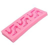 Mr.S Shop 6-Hole Beautiful High Heels Silicone Molds Fondant Cake Chocolate Biscuit Mold&#65292;DIY Kitchen Baking Tools N4