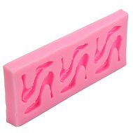 Mr.S Shop 6-Hole Beautiful High Heels Silicone Molds Fondant Cake Chocolate Biscuit Mold&#65292;DIY Kitchen Baking Tools N5