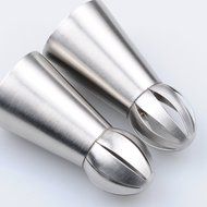 NEW 2pcs/set Sphere Ball Tips Russian Icing Piping Nozzles Tips Pastry Cake Fondant Cupcake Buttercream DIY Baking... N3
