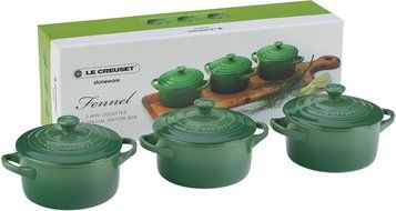 Le Creuset Stoneware Petite Round Casserole Gift Set, Cassis N3