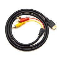 HDMI to RCA Cable, eBerry HDMI Male to 3RCA AV Composite Male M/M Connector Adapter Cable Cord Transmitter (NO...