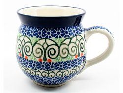 Polish Pottery Ladies Bubble Mug #826