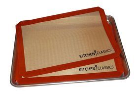 Kitchen Classics Silicone Baking Mats, 11 by 16-Inch (2 Piece Set)