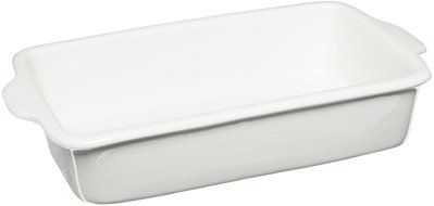 Maxwell and Williams Basics Rectangular Baker, 12.5-Inch, White
