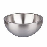 IMEEA Ultra Heavy Duty 18/10 Stainless Steel Double Wall Serving Bowl, Life-long Use (6.3inch (16cm)) N9