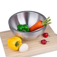 IMEEA Ultra Heavy Duty 18/10 Stainless Steel Double Wall Serving Bowl, Life-long Use (6.3inch (16cm)) N10