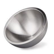 IMEEA Ultra Heavy Duty 18/10 Stainless Steel Double Wall Serving Bowl, Life-long Use (6.3inch (16cm)) N11