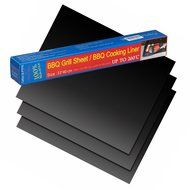 ProAid BBQ Grill Mat - Set Of 3 Durable 16X13 inche, Best Non-Stick Baking Mats, Easy To Clean, Heat Resistant...