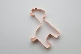 Simple 4 Inch Giraffe Cookie Cutter N3