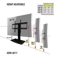 Universal TV Stand for TV with swivel and height adjustment N6
