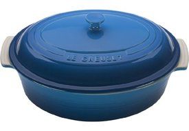 Le Creuset Stoneware 5-3/4-Quart Covered Oval Casserole, Marseille
