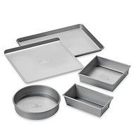 USA Pan 5-Piece Bakeware Set Made of Aluminized Steel