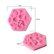 Mr.S Shop 3D Halloween Pumpkin Witch Bat Silicone Mold Fondant Cake Chocolate Mold kitchen baking Tools,Small... N3