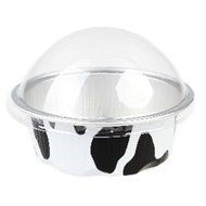 Foil Baking Cup 1.7 ounces with Lid Gold 100 count box N2