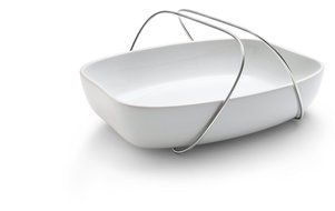 Eva Solo Dish with Handle, Medium, White