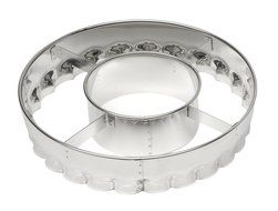 Ateco Jumbo Stainless Steel Frill &amp; Ruffle Cutter
