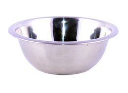 Stainless Steel Cuissentials Set of 3 Kitchen Mixing Bowls High Quality Fine Dining Mirror Finish, Flat Base Curved... N2