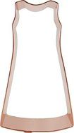CopperGifts: Dress Cookie Cutter - Simple Shift