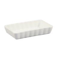 CAC China SFV-9 8-Ounce Stoneware Oval Souffle Baking Dish, 6-3/4 by 4-7/8 by 1-1/4-Inch, American White, Box... N2