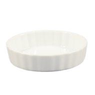 CAC China SFV-9 8-Ounce Stoneware Oval Souffle Baking Dish, 6-3/4 by 4-7/8 by 1-1/4-Inch, American White, Box... N10