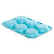 Nordic Ware 40122 6-Cavity Pie Baking Pan, Mini, Colors Vary N2