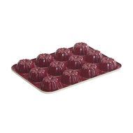 Nordic Ware 40122 6-Cavity Pie Baking Pan, Mini, Colors Vary N29