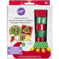 Wilton 2308-8550 8-Piece Christmas Cookie Cutter Set