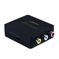 CSRET Full HD 3 RCA CVBS Composite AV to HDMI Converter Adapter Upscaler 1080P with USB Charging Cable, Supporting... N2